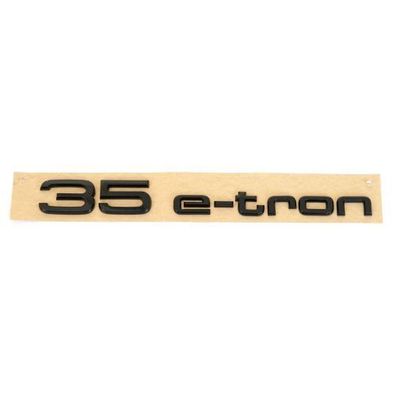 Original Audi 35 e-tron Schriftzug schwarz Black Edition Emblem 89A853744BT94