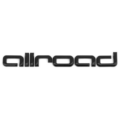 Original Audi allroad Schriftzug schwarz Logo Aufkleber Emblem 8W9853735T94