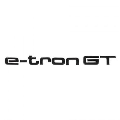 Original Audi e-tron GT Schriftzug schwarz Black Edition Emblem 4J3853741CT94
