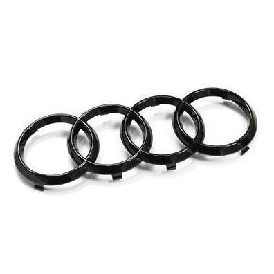 Original Audi Q2 Zeichen Kühlergrill Black Edition Logo Ringe Blackline schwarz