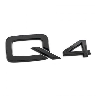 Original Audi Q4 Schriftzug Logo schwarz Black Edition Emblem 89A853741T94