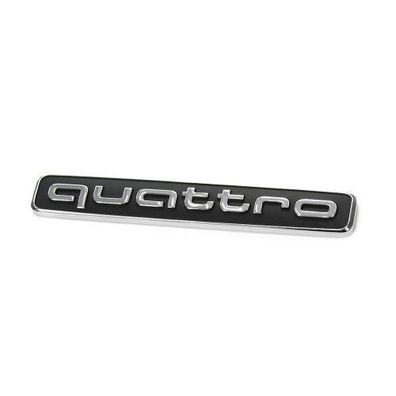Original Audi quattro Schriftzug Logo Heckklappe Emblem chrom 4G08537372ZZ