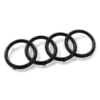 Original Audi Ringe Zeichen Kühlergrill Emblem Logo schwarz 4K8853605T94