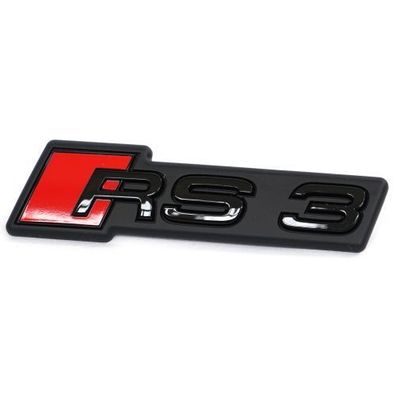 Original Audi RS3 (8Y) Schriftzug Kühlergrill Emblem Logo schwarz 8Y0853736AT94