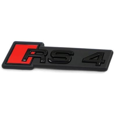 Original Audi RS4 (8W) Schriftzug Kühlergrill Emblem Logo schwarz 8W0853736HT94