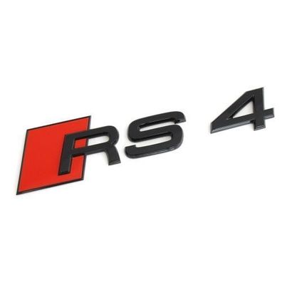 Original Audi RS4 Schriftzug Emblem Exclusive Black Edition Blackline schwarz
