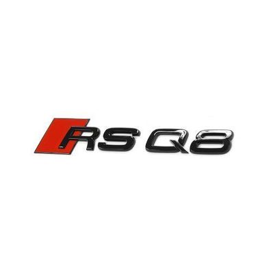 Original Audi RSQ8 Schriftzug Sticker Aufkleber Black Edition Emblem schwarz