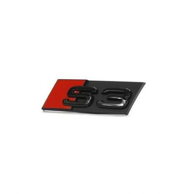 Original Audi S3 Schriftzug Kühlergrill Tuning Emblem Black Edition Logo schwarz