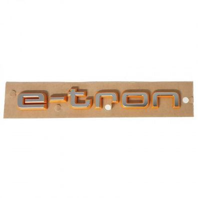 Original Audi Schriftzug e-tron Plakette Kotflügel Emblem Aufkleber 4KE8536013Q7