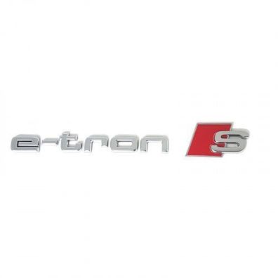 Original Audi Schriftzug e-tron S Emblem Logo Modellbezeichnung 4KE8537353Q7