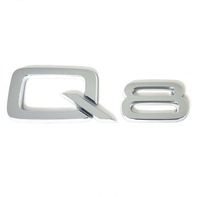 Original Audi Schriftzug Q8 Emblem Aufkleber Modellbezeichnung 4M8853741A2ZZ