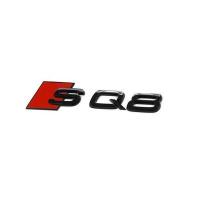 Original Audi SQ8 Schriftzug schwarz Heckklappe Exclusive Black Edition Emblem