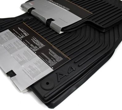 Original Audi A4 (B8 8K) Gummi Fußmatten 4-teilig Allwettermatten vorn + hinten