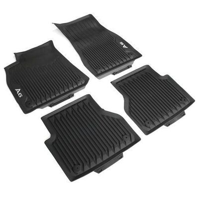 Original Audi A6 (C8 4A) Gummi Fußmatten Premium Gummimatten 4x Allwettermatten
