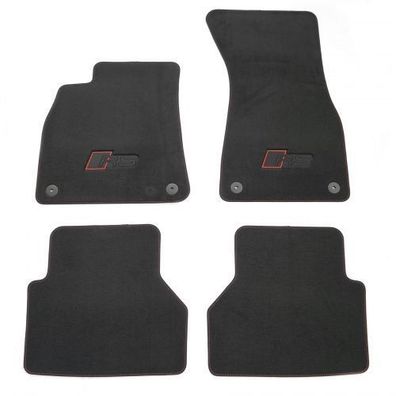 Original Audi RS Textilfußmatten Premium Velours Fußmatten 4K1863011FDAV
