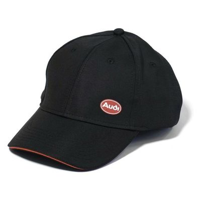 Audi Basecap Baseballcap Baseballkappe Oval Pflaume Logo schwarz A7-7229