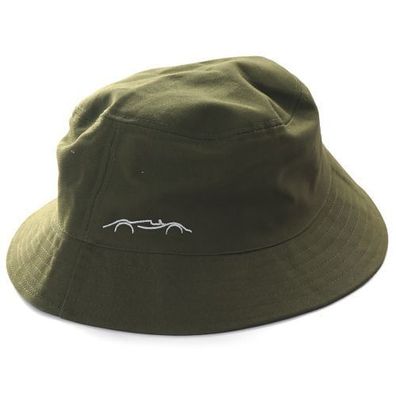 Audi Hut Anglerhut Silhouette Logo olive green A7-7219
