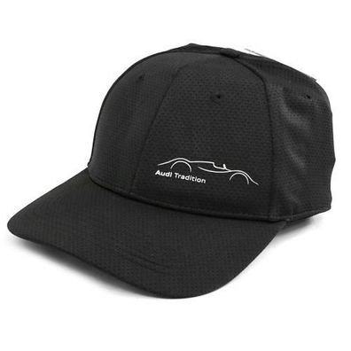 Audi Tradition Basecap Silhouette Baseballcap Baseballkappe schwarz A7-7222