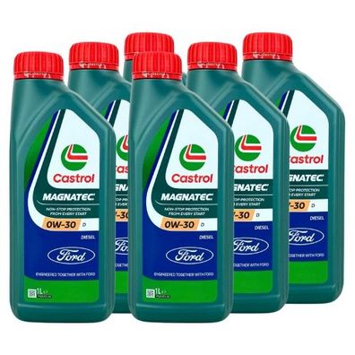 Ford Castrol Magnatec 0W-30 D 6x1 Liter