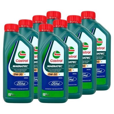 Ford Castrol Magnatec 0W-30 D 8x1 Liter