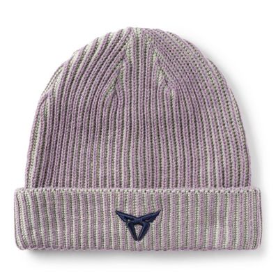 Original CUPRA Beanie Mütze Logo Gr. M-L Strickmütze grau/ violett 6H1084300EHAU