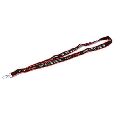 Audi Tradition Lanyard 3D-Druck Schlüsselband Umhängeband Schlüsselring A8-8272