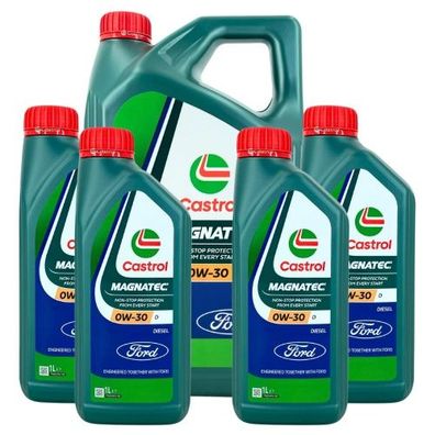 Ford Castrol Magnatec 0W-30 D 5 + 4 Liter