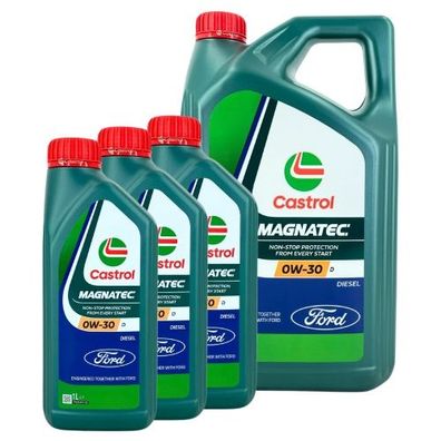 Ford Castrol Magnatec 0W-30 D 5 + 3 Liter