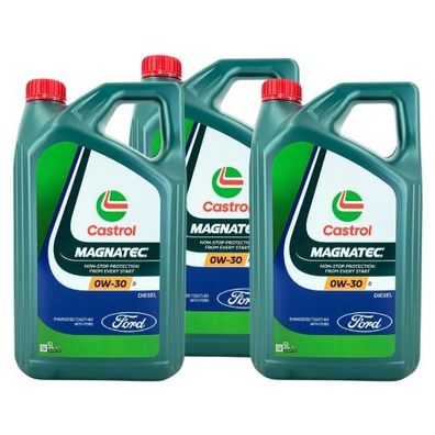 Ford Castrol Magnatec 0W-30 D 3x5 Liter