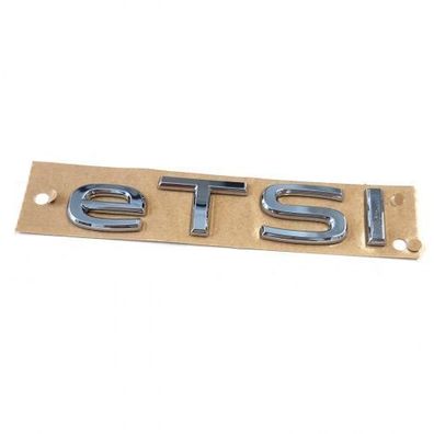 Original VW Schriftzug eTSI Emblem Logo chrom glänzend 5H0853675L2ZZ
