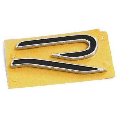 Original VW Schriftzug R-Logo Heckklappe Emblem Aufkleber schwarz 571853425AFOD
