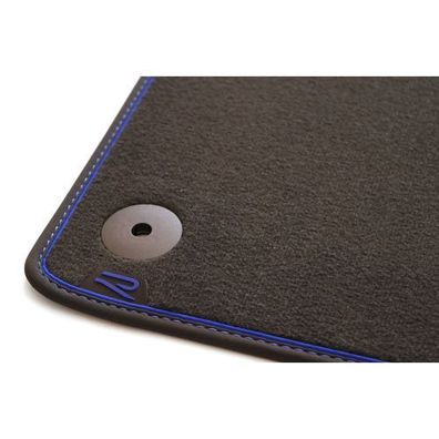 Original VW Touareg 3 (CR) Textil Fußmatten R-Logo 4x Stoffmatten 761863011CZWB