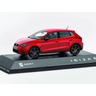 Seat Ibiza FR Modellauto 1:43 Original Miniatur rot 6H1099300HAQ