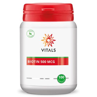 Biotin 500 mcg, 100 Kapseln von Vitals