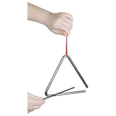 Goki Triangel mit Metallstab Musikinstrument für Kinder 61981