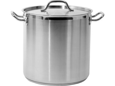 Marmite professionnelle GRANDE 32x32cm 25,7 litres avec couvercle