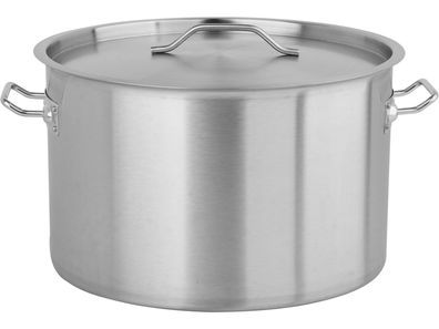 Profi Kochtopf Niedrig 38x24cm 27 Liter mit Deckel