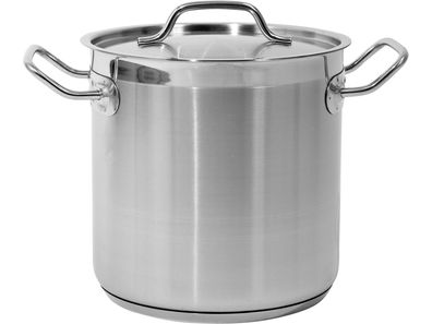 Profi Kochtopf HOCH 20 x 20 cm – 6,3 Liter mit Deckel