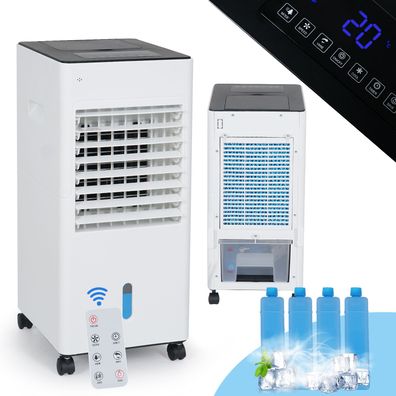 Mobiler Klimaanlage Cooler Klimagerät Luftkühler Ventilator 6L Luftbefeuchter