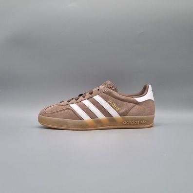 adidas Gazelle Indoor Earth Strata White Gold Metallic - JQ0175 - NEU/OVP