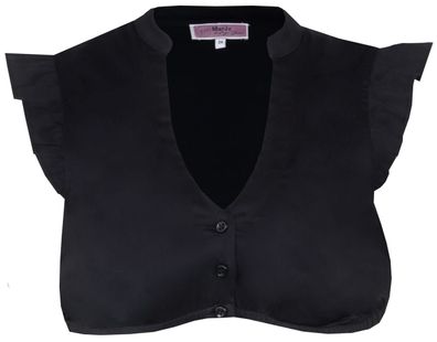 Dirndlbluse Kienberg Flügelarm schwarz