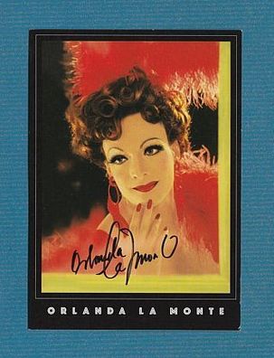 Orlanda La Monte (Diseuse = Künstlerin des Kabaretts. ) - persönlich signiert