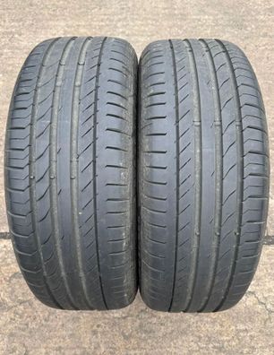 2x Sommerreifen 225/45 R18 95Y XL Continental Conti Sport Contact 5 SSR * DOT24 6-7mm