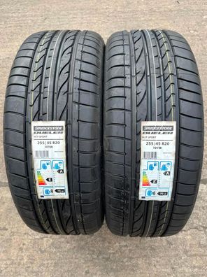 2x Sommerreifen 255/45 R20 101W Bridgestone Dueler H/P Sport MOE Runflat DOT19 NEU