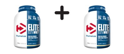2 x Dymatize Elite Whey (2170g) Gourmet Vanilla
