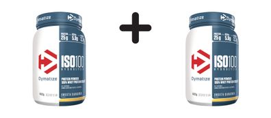 2 x Dymatize ISO 100 (932g) Smooth Banana