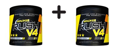 2 x Stacker2 Rush V4 (60 serv) Orange Tangerine
