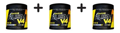 3 x Stacker2 Rush V4 (60 serv) Orange Tangerine
