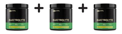 3 x Optimum Nutrition Electrolyte Powder (264g) Lemon