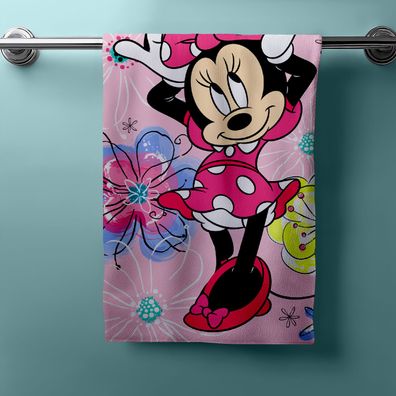 Disney Minnie Mouse Duschtuch Strandtuch Badetuch 70 x 140 cm
